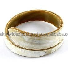 Buena calidad Nuevo diseño Brazaletes de cuerno de buey Joyería Brazalete de color de cuerno natural Pulsera y mejor diseño Brazalete Pulsera de cuerno de FWE - Product Image 6