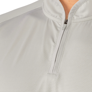 Chemise de performance à manches longues et col zippé pour homme, légère et respirante, idéale pour l'entraînement en salle de sport - Product Image 5