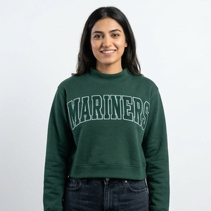 เสื้อสเวตเชิ้ตคอเต่าแบบมีฮู้ดสไตล์วิทยาลัย Mariners Custom Varsity สำหรับใส่ในมหาวิทยาลัย มหาวิทยาลัย วิทยาเขต มหาวิทยาลัย  แสดงสปิริตของโรงเรียน ชมเชยสโมสรนักเรียนและทีม - Product Image 1