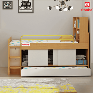 Lit superposé intelligent pour enfants Ohaha avec armoire - GTTM032 - Product Image 3