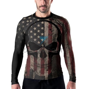 Maillot de compression à manches longues imprimé pour MMA, séchage rapide, protection UV, surf, natation, gym, vêtement ajusté ZABEX SPORTS 2026 - Product Image 5