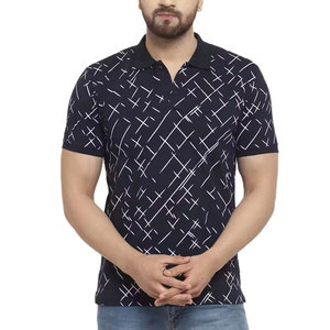 Chemises polo personnalisées pour hommes, sublimées, conçues sur mesure, en tissu léger, pour une utilisation active et les événements professionnels. - Product Image 1