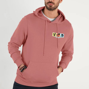 Sudadera con Capucha para Hombre, Diseño Esencial de Temporada, Estampado Gráfico con Transferencia de Calor, Estilo Urbano, con Estampado Reflectante - Product Image 1