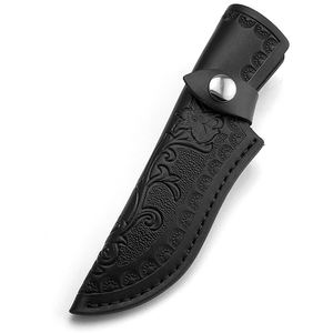 Funda de cuero de grano completo hecha a mano para cuchillo de caza, herramientas de camping y herramientas para exteriores. - Product Image 4