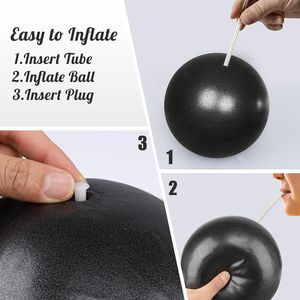 Pelota de Pilates de 9 Pulgadas para Ejercicios de Yoga, Entrenamiento de Core, Fitness, Mejora de la Estabilidad, Pelotas de Ejercicio B - Product Image 5