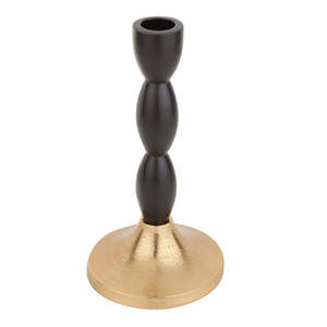 Black & <b>Gold</b> Aluminum Candle Holder For Home Wedding Decoration In Customize Size Eco Friendly Durable Candle Stand - Product Image 1