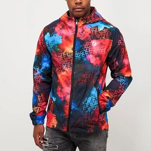 Veste coupe-vent exclusive pour homme 2026, imperméable, zippée, avec blocs de couleur, doublure intérieure en mesh, deux poches avant, vêtement d'extérieur personnalisé - Product Image 5
