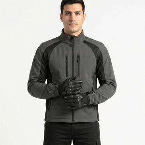 Veste softshell coupe-vent pour homme, modèle 2024, très populaire, nouvelle conception, manches longues, doudoune, vente en gros - Product Image 1
