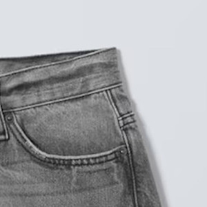 Shorts de Mezclilla Desgastados de Cintura Alta para Mujer, Estilo Casual de Verano, Vintage, Corte Regular, Dobladillo Deshilachado, Tela de Algodón, Lavado Claro - Product Image 4