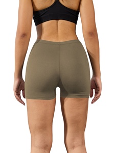 Women Seamless Gym Yoga Shorts High Waist <b>Running</b> Fitness Workout Sportswear Shorts - Product Image 2