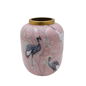 Centro de Mesa de Hierro con Florero y Maceta Dorada para Decoración de Sala de Estar y Decoración del Hogar, Hecho a Mano, al por Mayor - Product Image 6