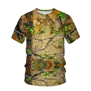 เสื้อผ้าลายพรางสำหรับกิจกรรมกลางแจ้ง เสื้อยืดลายพรางสำหรับล่าสัตว์ แห้งเร็ว ระบายอากาศได้ดี มีกระเป๋าหลายช่อง เหมาะสำหรับฤดูร้อน - Product Image 5