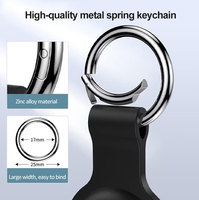 Coque en silicone anti-perte, porte-clés, localisateur de sac, localisateur de bagages, traceur d'objets pour vélo, étiquette de recherche pour Apple Airtag