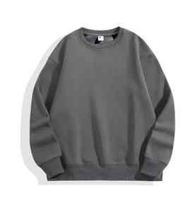 Custom oversized women's hoodie 100% cotton fleece <b>drop</b> shoulder pullover streetwear windproof gym wear - Product Image 2