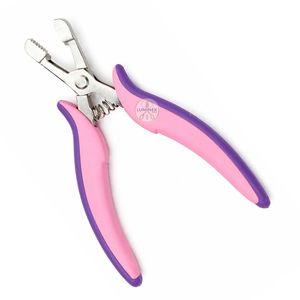 Hair <b>Extensions</b> Purple Plier For Crushing Fusion Glue Bond Straight Serrations - Product Image 3