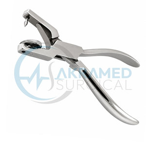 Pince à perforer les digues en caoutchouc Ainsworth, instrument dentaire en acier inoxydable, certifié CE, outil endodontique réutilisable pour la perforation de trous - Product Image 4