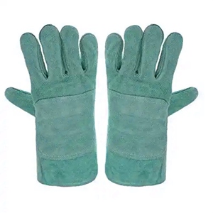 Gants en cuir de vachette pleine fleur de qualité supérieure, résistants, pour la sécurité industrielle, la protection des mains, la construction, le barbecue, la soudure - Product Image 6