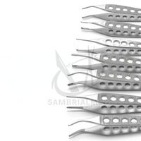 Sambrialmed International 7 Parça Adson Doku Pense Seti 9x9, 7x7 Mikro Kocher 1x2 Dişli Yumuşak Cerrahi Aletleri