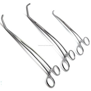 Pinzas Quirúrgicas Satinsky Cooley Debakey, Instrumentos Vasculares Hemostáticos de Acero Inoxidable de Primera Calidad, Clase I, Cirugía General - Product Image 3