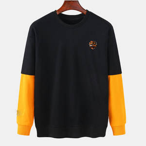 Sweat-shirts d'hiver pour hommes, 100% coton, tissu doux, col rond, écologiques, anti-rides, légers, pour le bureau, décontractés, week-end - Product Image 1