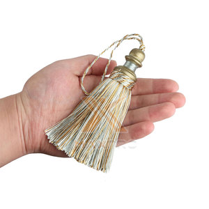 Borlas de Hilo Metálico de Nailon/Poliéster de Alta Calidad, Tamaño y Color Personalizados, Precio Bajo, Venta al Por Mayor en Grandes Cantidades - Product Image 3