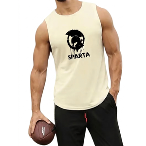 OEM/ODM High Quality Men's Casual Tank Top Custom Print Embroidery Summer Vest Free Design - Product Image 1