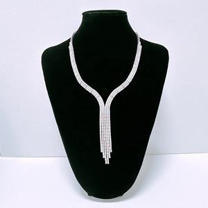 Classic Dinner Party Jewelry CZ Necklace - Product Image 2