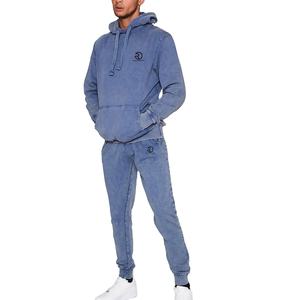 Qualité supérieure Hommes Survêtements Streetwear Acid Washed Survêtement Logo Personnalisé Courir En Plein Air Jogging Ensemble Léger - Product Image 1