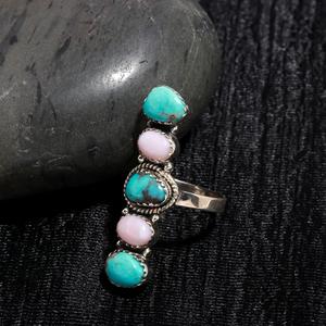 Good Looking Oval Shape Green Turquoise Bezel <b>925</b> Sterling <b>Silver</b> <b>Ring</b> <b>925</b> Hot Sale <b>Silver</b> Jewelry <b>925</b> Sterling <b>Silver</b> Jewelry - Product Image 2