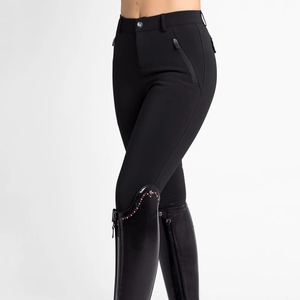 High Quality 4-way Stretch Horse Riding Breeches <b>Leggings</b> Tights <b>Equestrian</b> Wear Pants on Technical Fabric with Soft Feel - Product Image 3