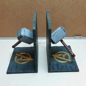 Porte-livres en métal en forme d'ananas, finition dorée et blanche, idéal pour les livres lourds sur le bureau - Product Image 6