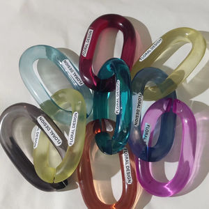 Eslabones de cadena de resina, cadena de resina decorativa, eslabones de cadena de resina para pared, eslabones de cadena de poliresina - Product Image 3