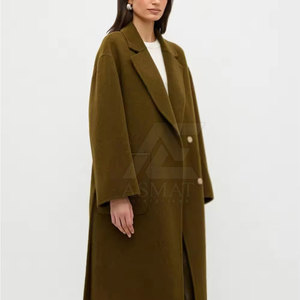 Abrigo Largo de Lana para Mujer, Elegante para el Invierno, Ropa de Abrigo Informal para Uso Diario, Abrigo Largo Moderno para Mujer, Ropa de Abrigo Informal para la Oficina - Product Image 2