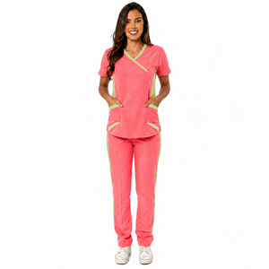Tenues chirurgicales courtes pour hôpitaux privés – Uniformes en satin de qualité supérieure pour femmes – Idéales pour médecins et infirmières – Collection été - Product Image 1