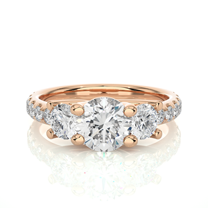 Elegante Anillo de Oro de 18K con Diamante Cultivado en Laboratorio de 2.23CT, Corte Redondo, con Certificado IGI y Claridad VS1, Joyería de Compromiso - Product Image 1