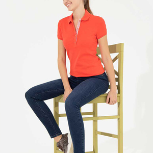 Polos de Verano para Mujer, de Algodón de Alta Calidad, Lisos, Casuales, para Golf, con Logotipo Personalizado - Product Image 3