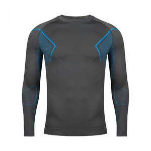 Fabrication professionnelle de combinaisons de compression respirantes pour hommes, ensemble de vêtements de sport 2 pièces, taille plus, entraînement, 100% polyester, vente en gros - Product Image 2