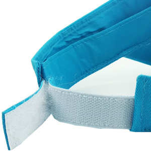 Casquettes de protection solaire personnalisées de haute qualité avec logo, vente en gros, casquettes à visière respirantes et réglables pour l'été - Product Image 3