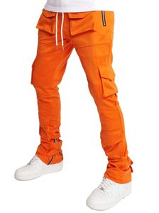 Pantalon de moto en toile taille moyenne en cuir artificiel décontracté coupe ajustée et respirant pour hommes avec logo personnalisé - Product Image 5