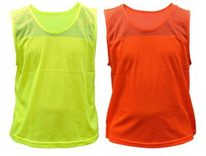 Reversible Sports Training <b>Bibs</b> <b>Football</b> Mesh Pinnies Vest Adult Junior Team Practice Match <b>Bibs</b> - Product Image 6
