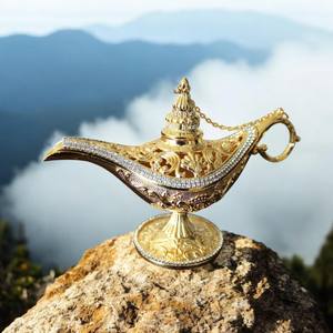 Brûleur d'encens en métal de luxe, écologique et durable, au design artistique, pour l'affichage de bois d'oud - Product Image 2