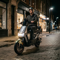 Unigogo U13, Motocicleta Eléctrica de 48V 500W, Scooter con Neumáticos de 14 Pulgadas, Movilidad Urbana