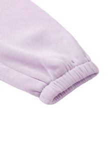 <b>Women's</b> Solid Color Fleece <b>Harem</b> <b>Pants</b> Mid Waist Elastic Loose Fit Full Length Casual Spring Style Plain Dyed Cotton Trousers - Product Image 3