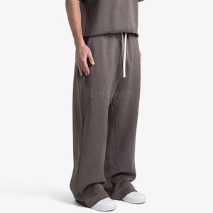 Premium Quality Best Selling <b>Men</b> <b>Flare</b> <b>Trousers</b> Straight Casual Eco-Friendly Breathable Cotton/Polyester Solid Color Comfortable - Product Image 6