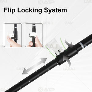 Bastón <span class=keywords><strong>de</strong></span> Senderismo Telescópico <span class=keywords><strong>de</strong></span> Aluminio XATP <span class=keywords><strong>de</strong></span> Alta Calidad, Ligero, con Bloqueo <span class=keywords><strong>de</strong></span> Seguridad - Product Image 3