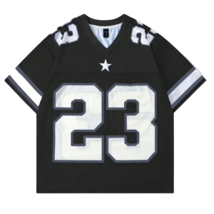 Uniformes de Fútbol Americano de Manga Corta, 100% Poliéster, Transpirables, de Alta Calidad, Diseño Personalizado, Sublimados, Jersey para Fanáticos - Product Image 1