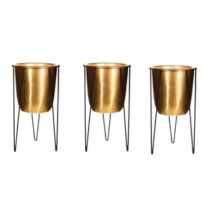 Unique Metal Planter <b>Pot</b> for Garden and Patio Decoration Durable Iron Flower <b>Pot</b> for Outdoor Landscaping and Lawn Decor - Product Image 4