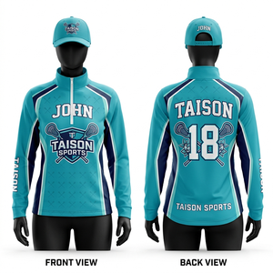 Sweat à capuche de lacrosse pour femmes, qualité supérieure, 280 GSM, polaire interlock en polyester, dégradé rouge et noir, impression par sublimation, logo personnalisé - Product Image 2