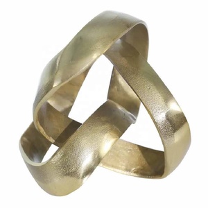 Hot Selling Modern Aluminium Decorative Knot Sculpture Artistic <b>Statue</b> Tabletop Living Room Home Decor - Product Image 1