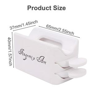 Nail Art Dipping Powder Glitter Saver Catcher Bandeja de reciclaje Estuche de almacenamiento Caja de colección de polvo de <span class=keywords><strong>uñas</strong></span> para herramienta de Arte de <span class=keywords><strong>uñas</strong></span> - Product Image 3